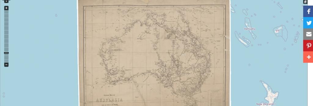 map of EXP2 AUSTRALIA. GENERAL MAP ROUTES- GREGORY HUNT LEFROY ROE EYRE STUART. DELISSER BURKE . KENNEDY OXLEY LANDSBOROUGH MITCHELL WALKER ET